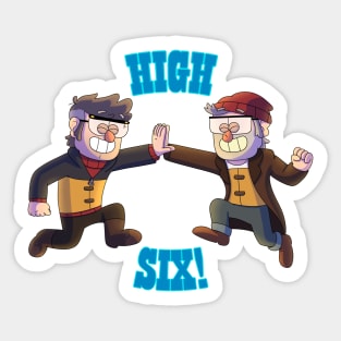 High Six! Sticker